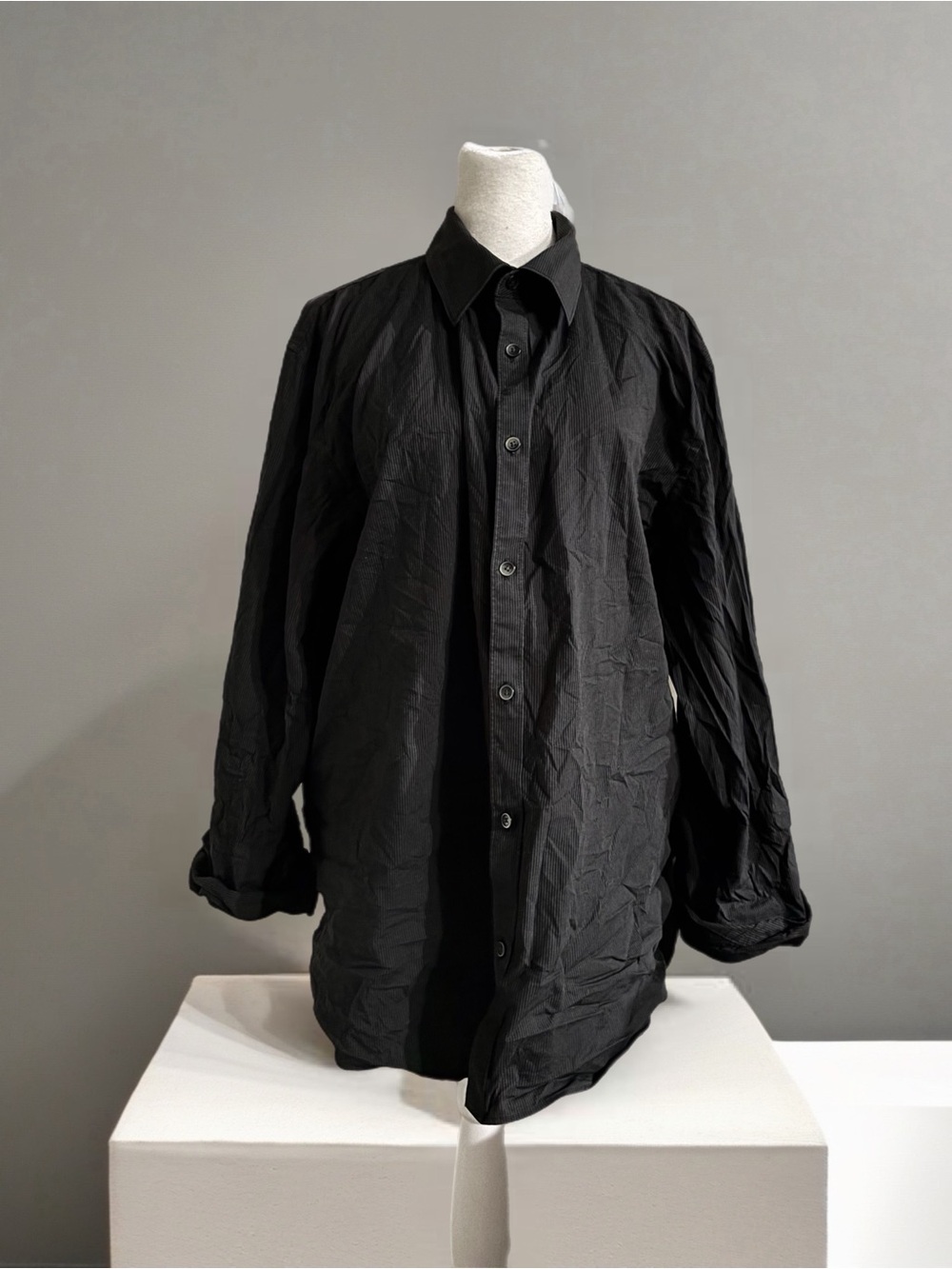 Calvin Klein Black Men's Button-Up Shirt Jacket - Classic Lightweight Overshirt